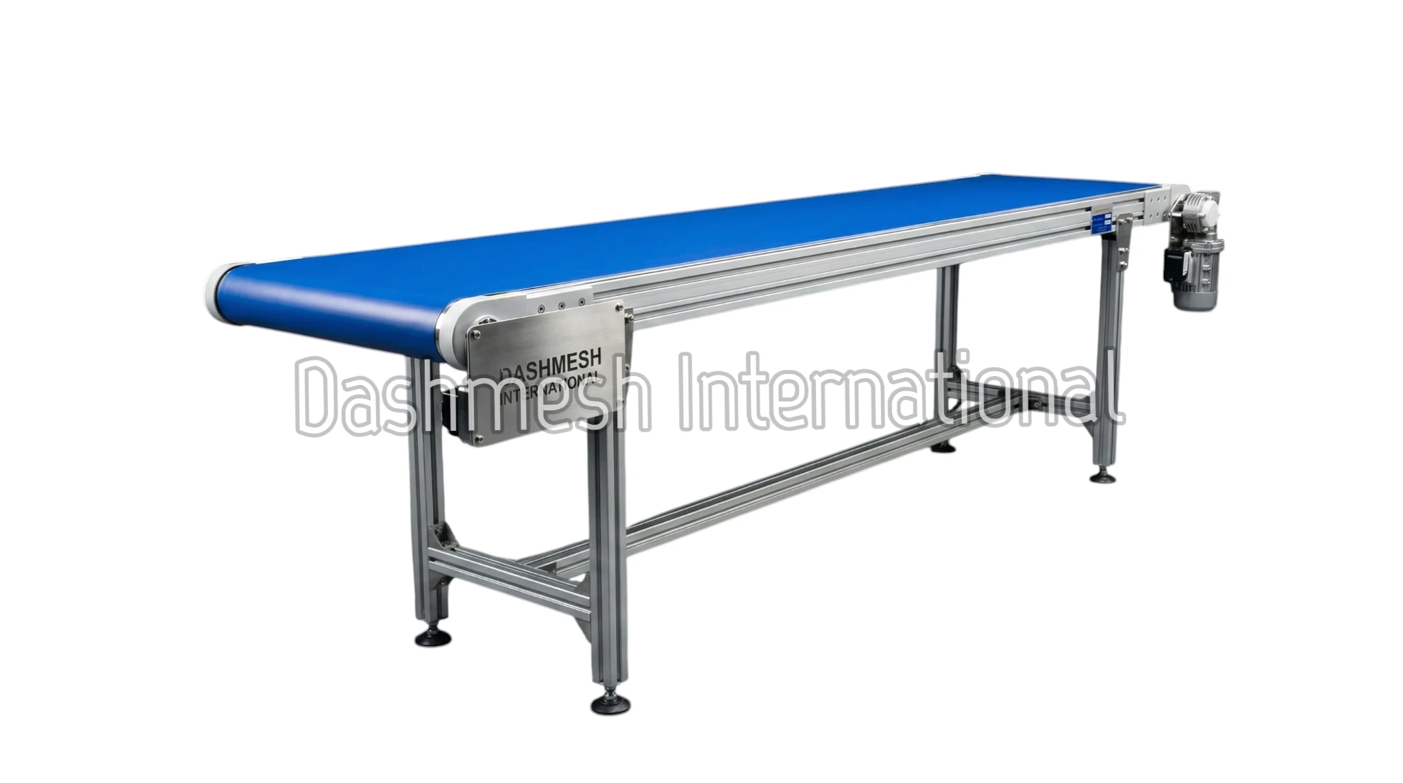 D.I. Flat Conveyor Belt for horizontal industrial material handling and production lines
